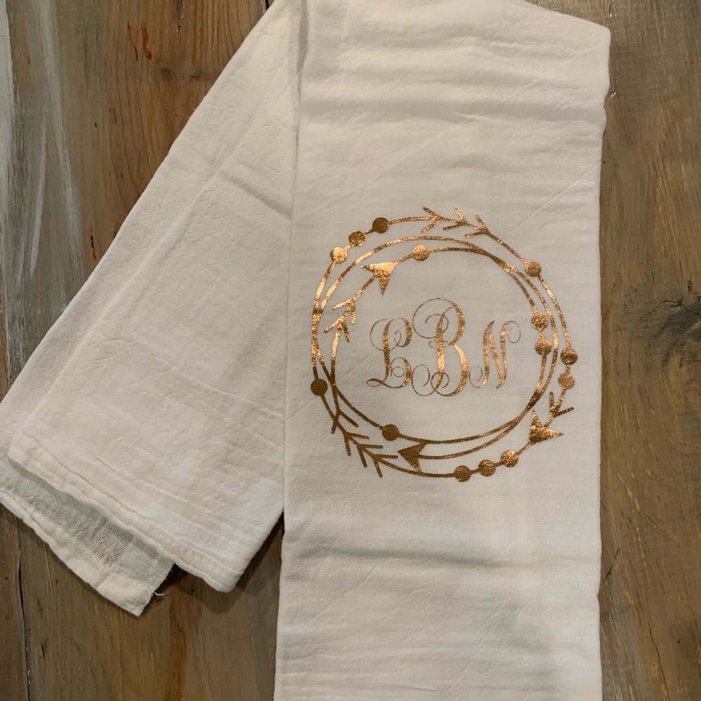 Monogram towel